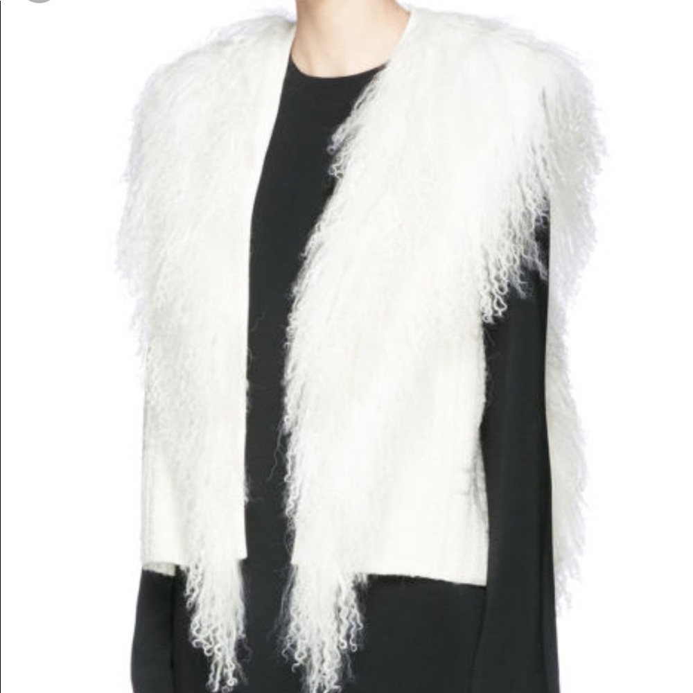 Helmet Lang Shearling Vest